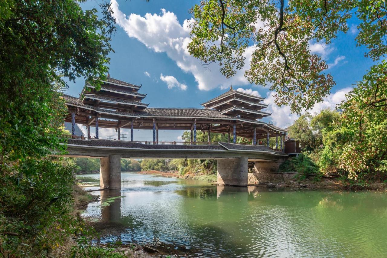 Serene Vale Inn Guilin-Free One Way Pick Up Service To High-Speed Railway Station For 2 Nights Eksteriør billede