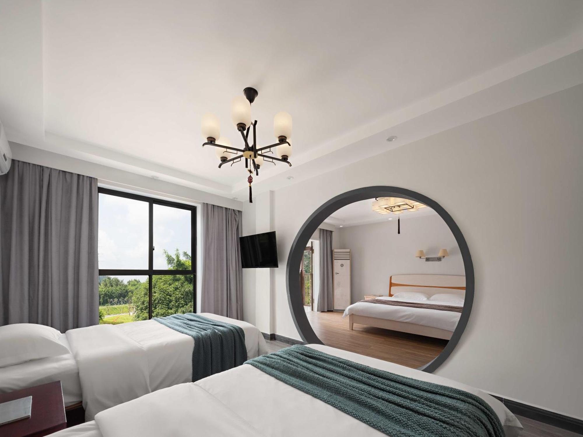Serene Vale Inn Guilin-Free One Way Pick Up Service To High-Speed Railway Station For 2 Nights Eksteriør billede